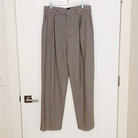 Gap Plaid 365 High Rise Taper Pants - Picture 4 of 8